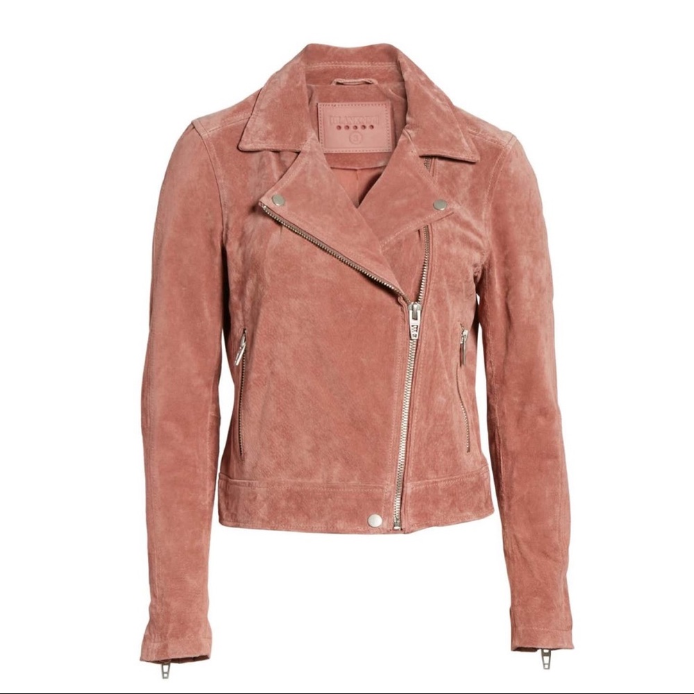 Suede Moto jacket blank NYC